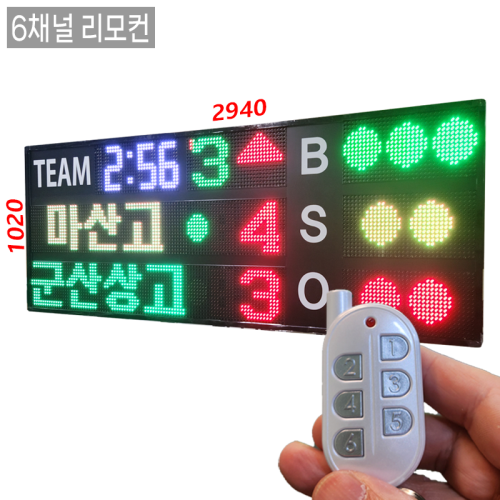 야구전광판 스코어보드 BBS-TC32