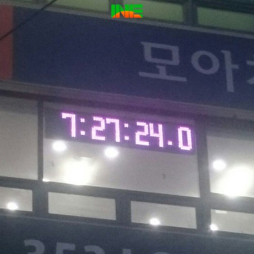 0.1초표시/광고용 GPS시계[42-SP]