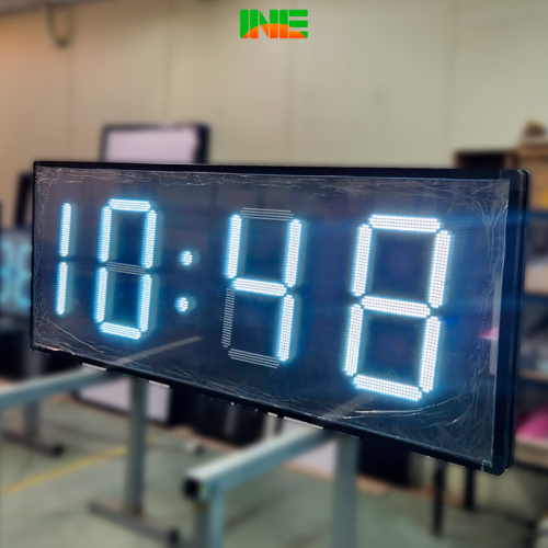 학교 건물 빌딩외벽 대형 디지털시계 [S8-HM]