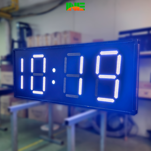 학교 건물 빌딩외벽 대형 디지털시계 [S8-HM]